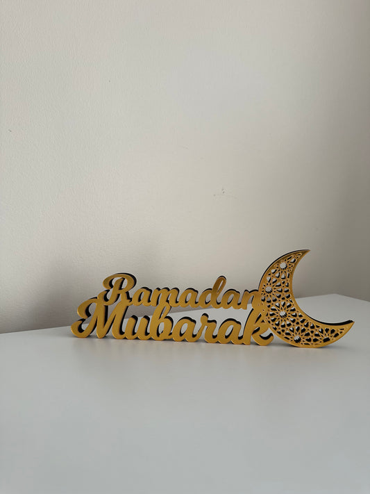 Ramadan Mubarak Tischdekoration